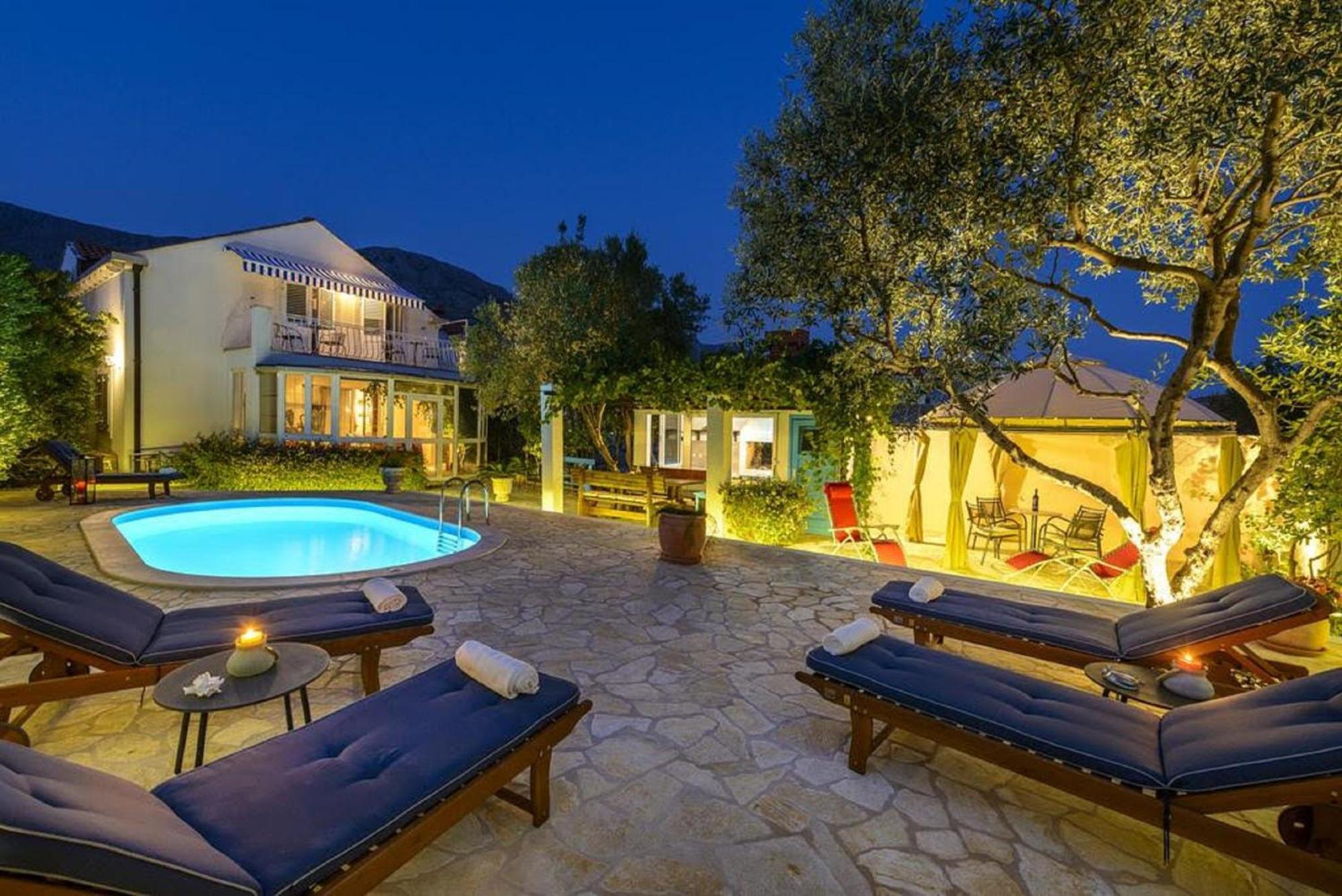 Villa Piano Mlini Bagian luar foto