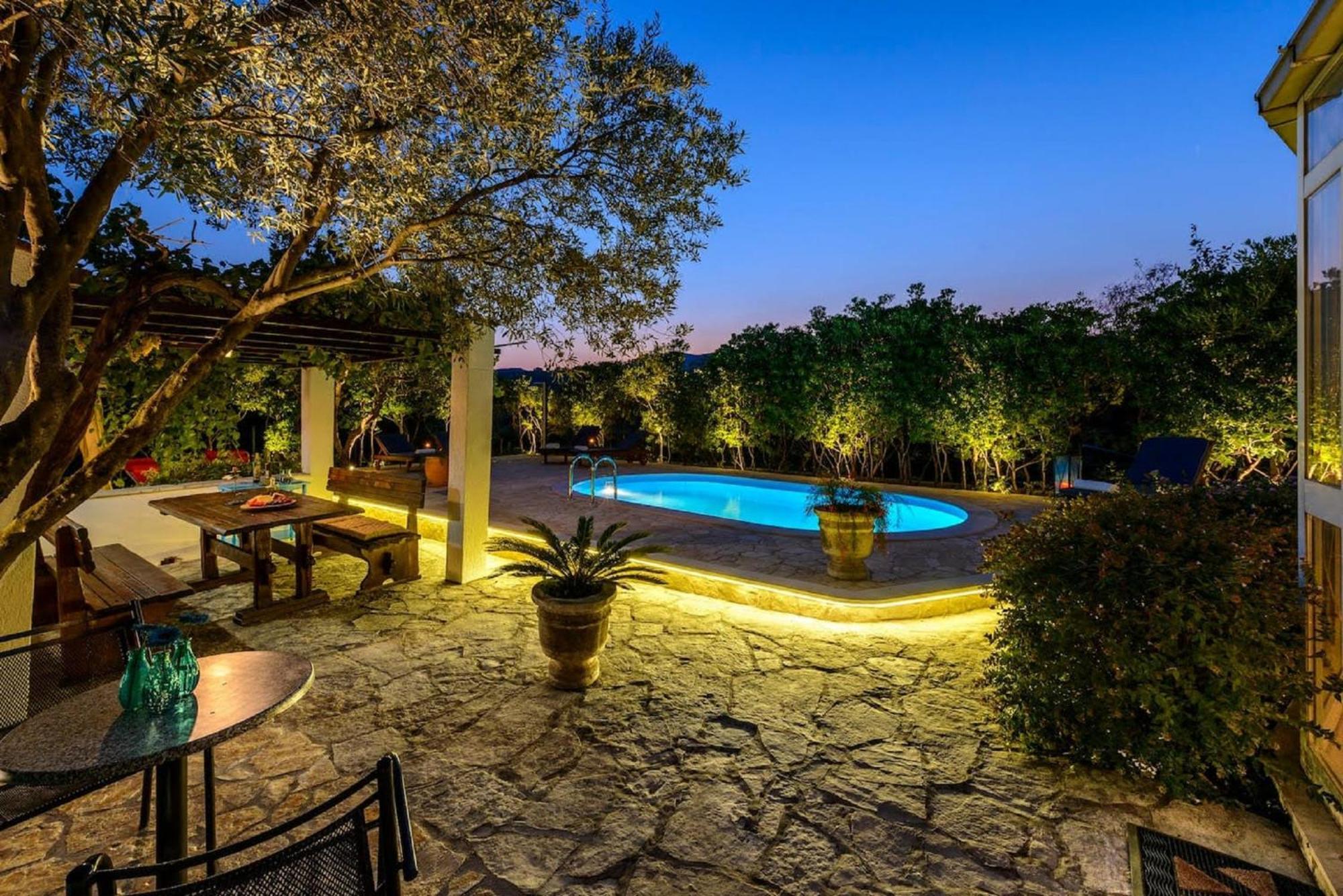 Villa Piano Mlini Bagian luar foto
