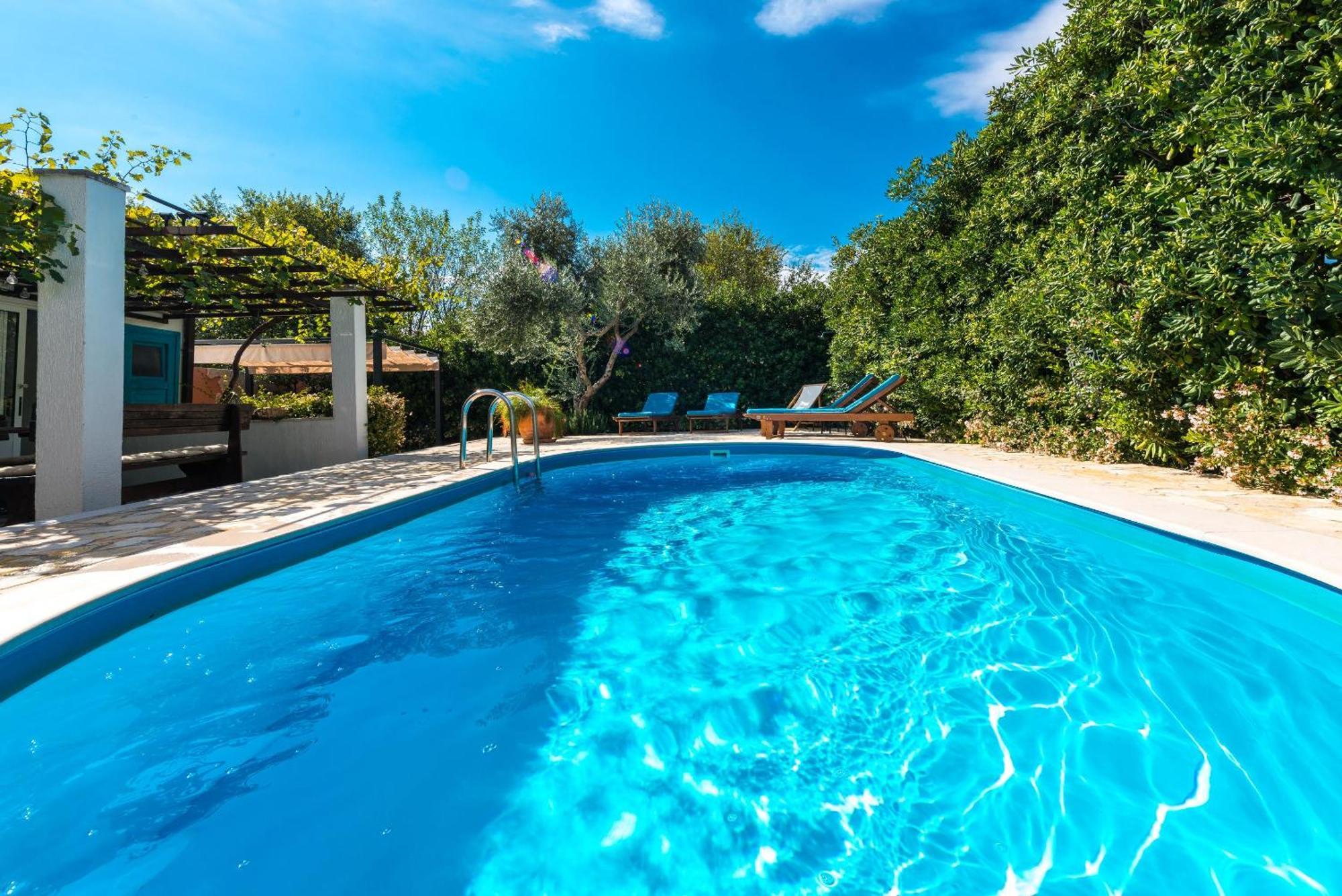 Villa Piano Mlini Bagian luar foto