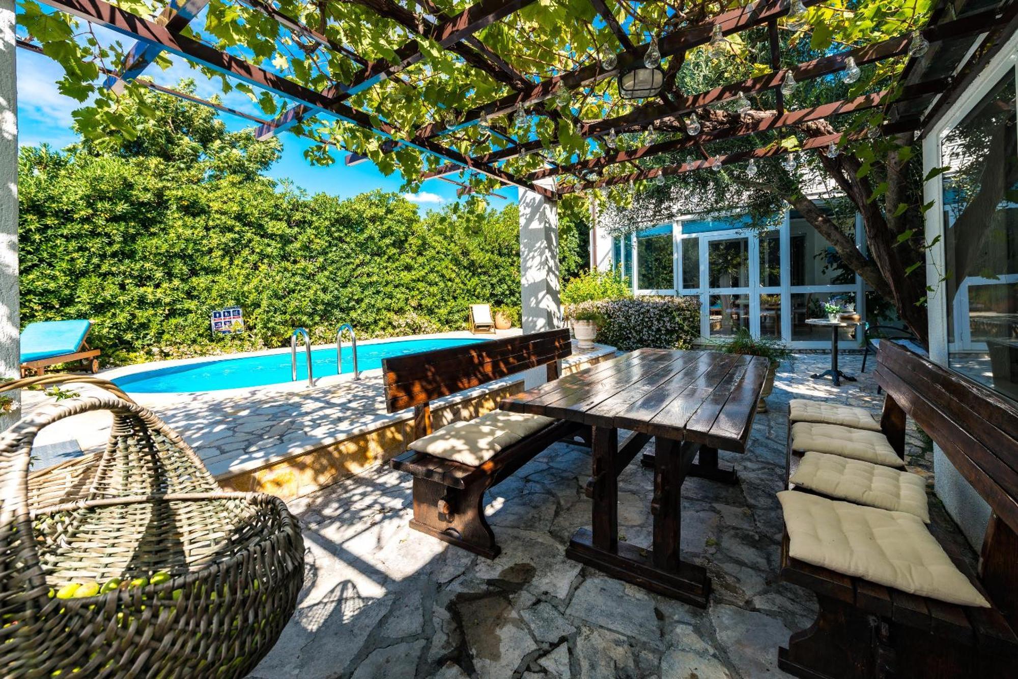 Villa Piano Mlini Bagian luar foto