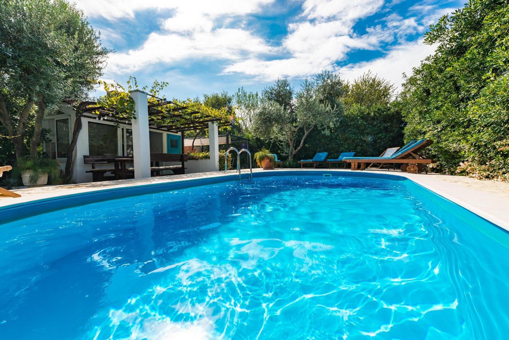 Villa Piano Mlini Bagian luar foto