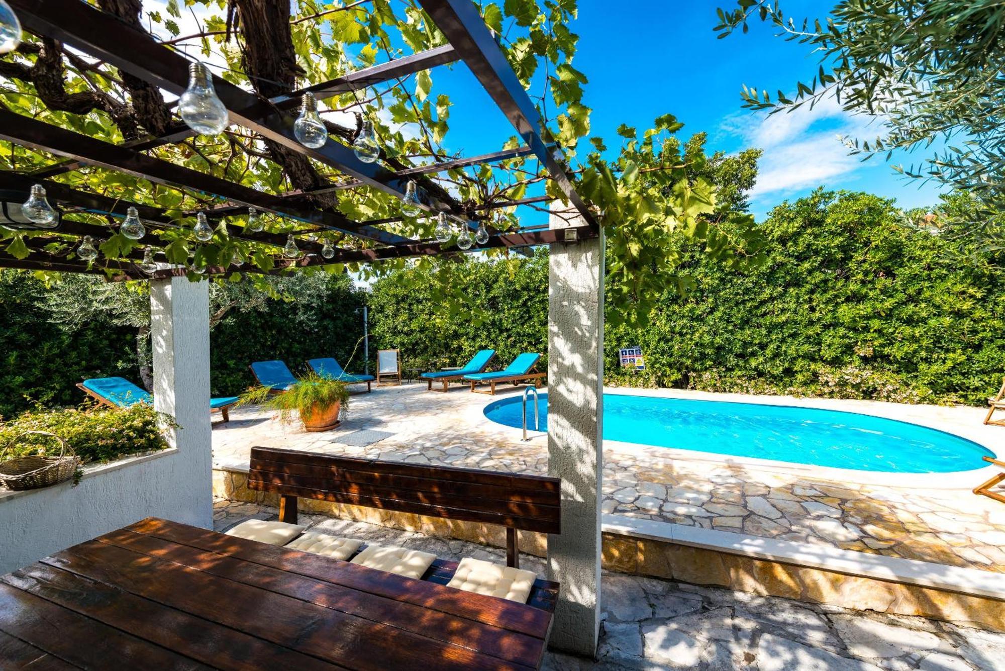 Villa Piano Mlini Bagian luar foto